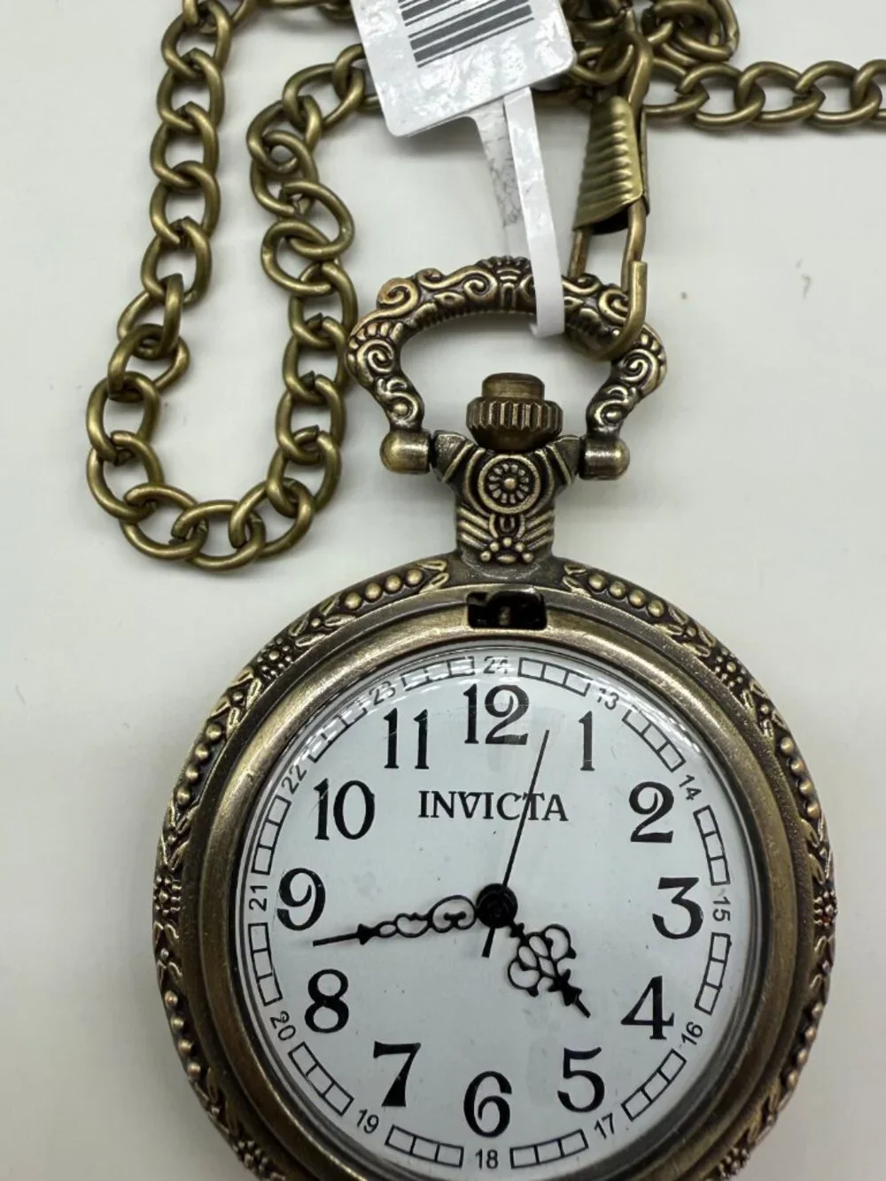 $199 Invicta Captain America Star Bronze 47mm 79023 Pocket Watch NIB